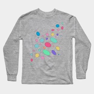 ABSTRACT COLOURS TOP LEFT TO BOTTOM RIGHT Long Sleeve T-Shirt